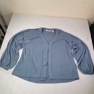 The Muses Lounge Ruched Long Sleeve Lightweight Cardigan Size XS